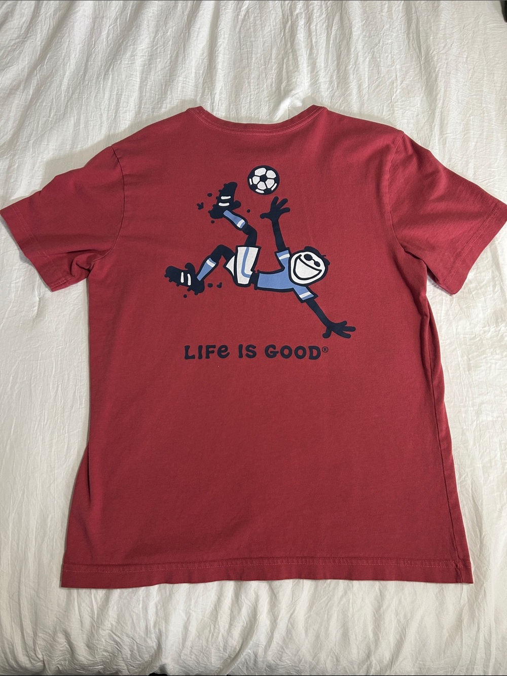 Life is Good Soccer T-Shirt